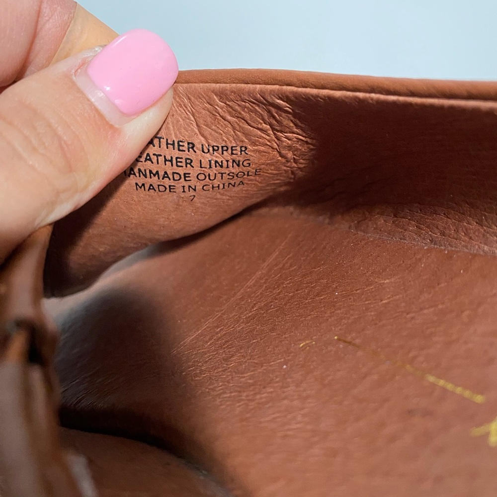 INTENTIONALLY BLANK hightide espadrille platform in terracotta‎ Size 7 - Picture 9 of 9
